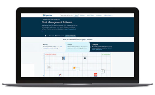 2021 Capterra Shortlist names EROAD a top performer