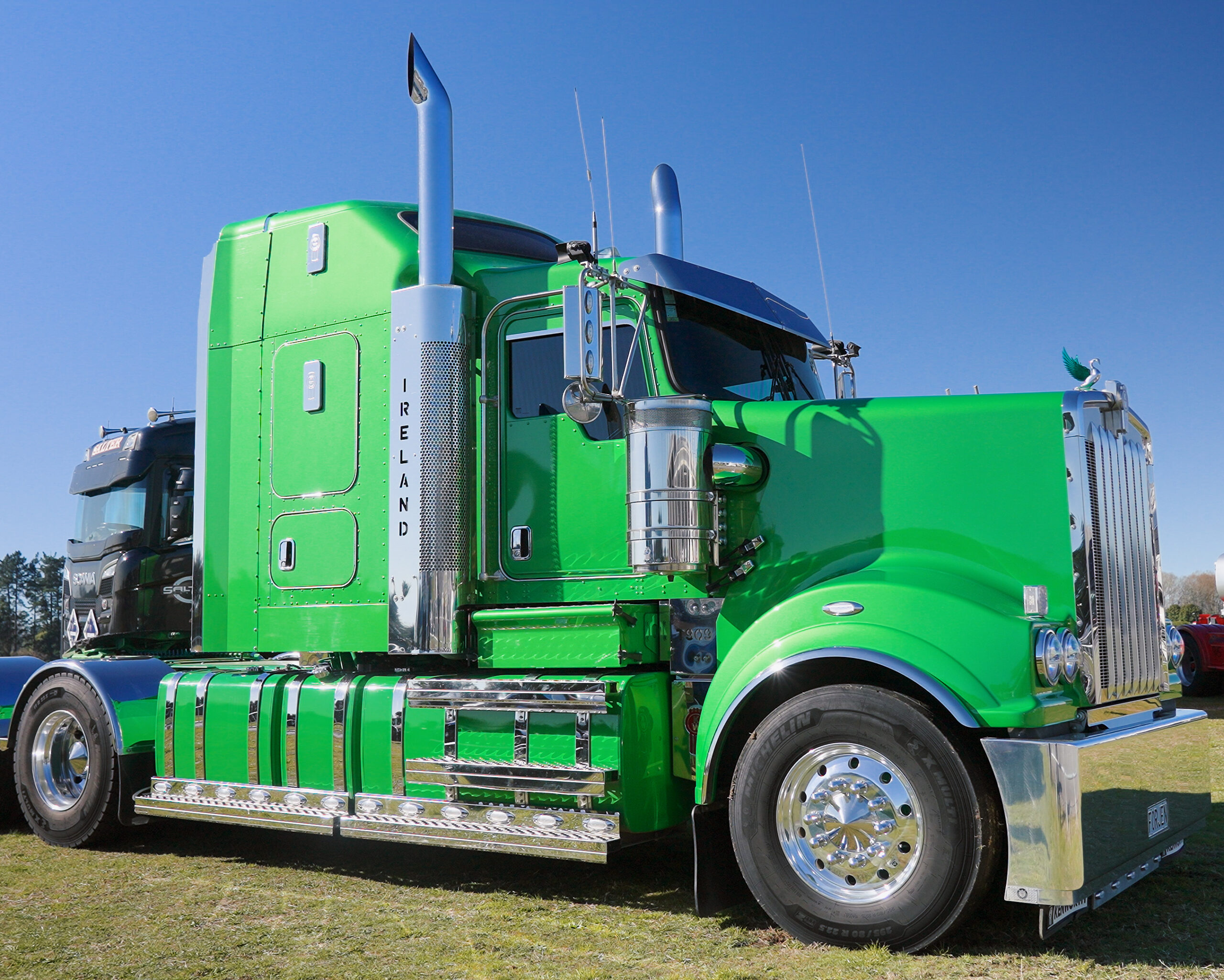 Ireland Earthmovers truck on display as part of the Truck Show & Shine at EROAD Fleet Days 2026