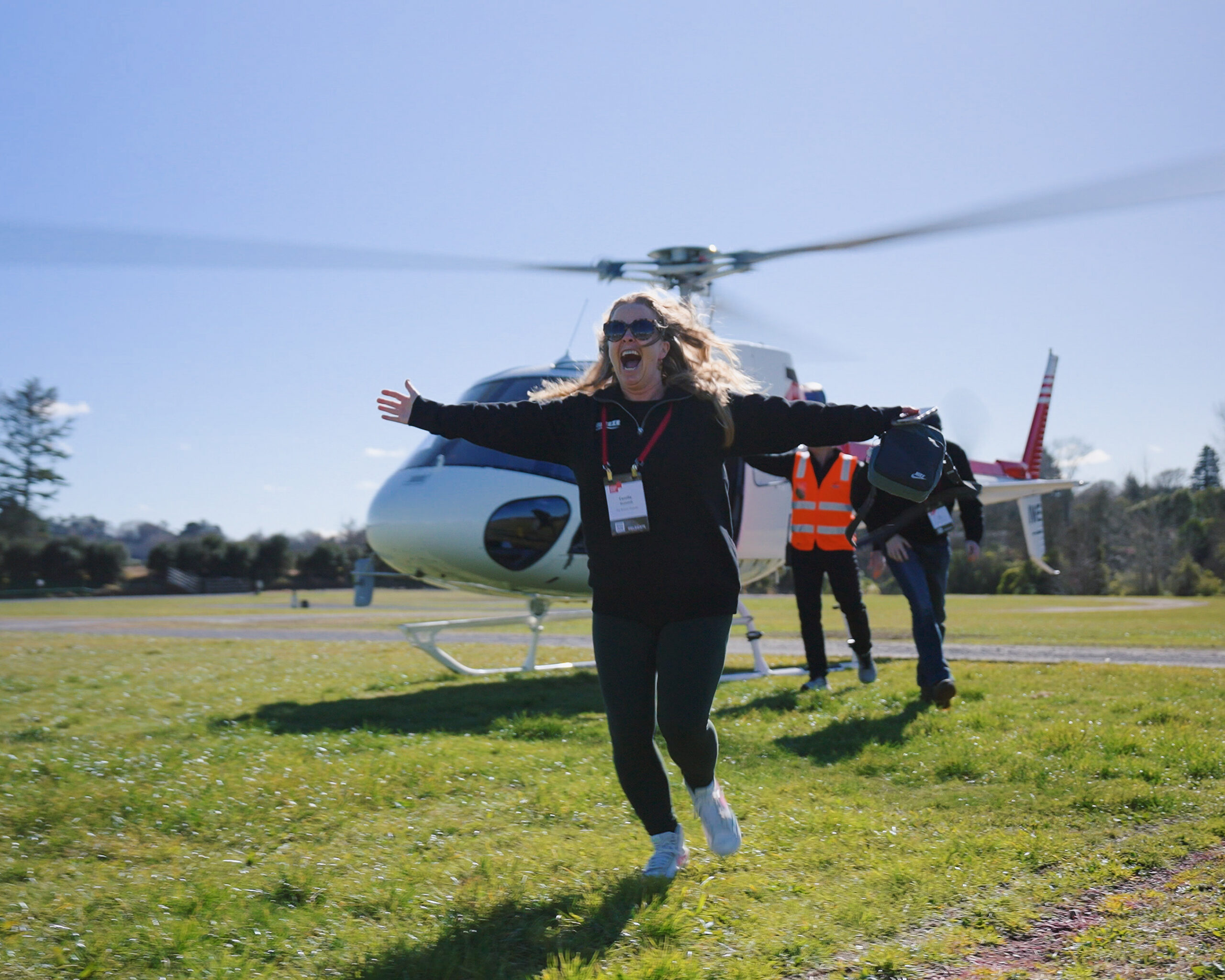 Radio host Camille from the Breeze Waikato joined EROAD Fleet Days 2026 — New Zealand's largest fleet management event